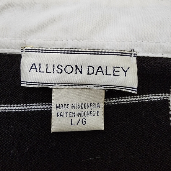 Vintage Allison Daley Plaid Sweater - Picture 5 of 6